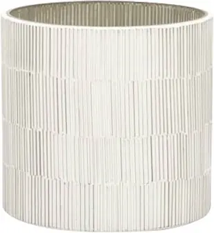 Barcelone - Cache-pot - 5" D x 5" H - Blanc