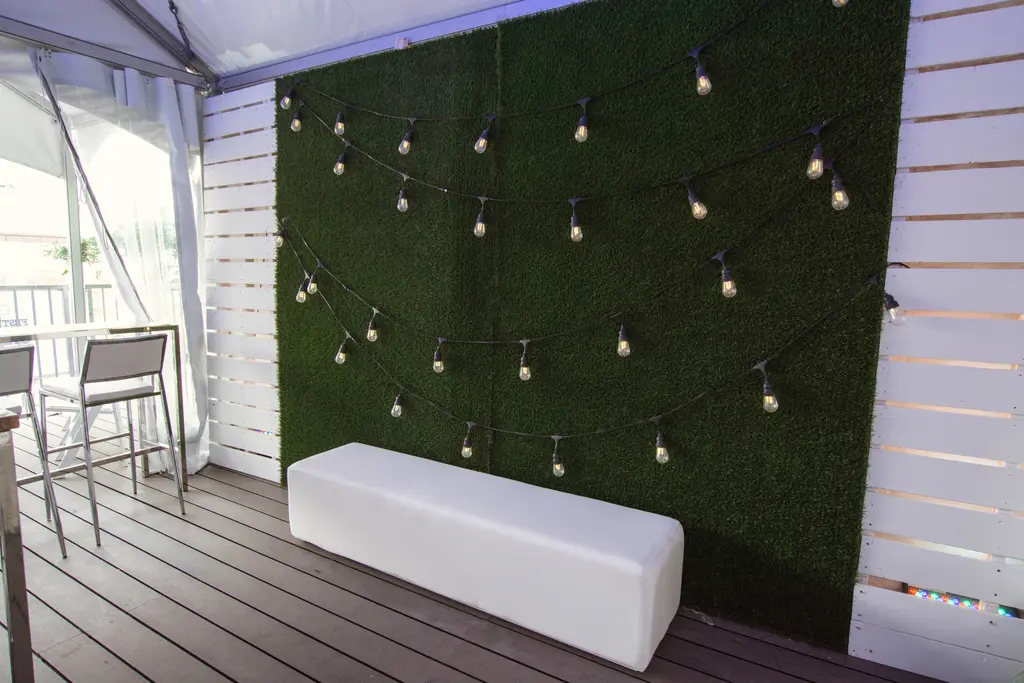 Mur Gazon Edison Long Banc Fidji