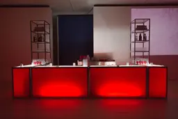 Seattle bar back - White used in the inspiration Bar Manhattan Rouge Etagere Empire