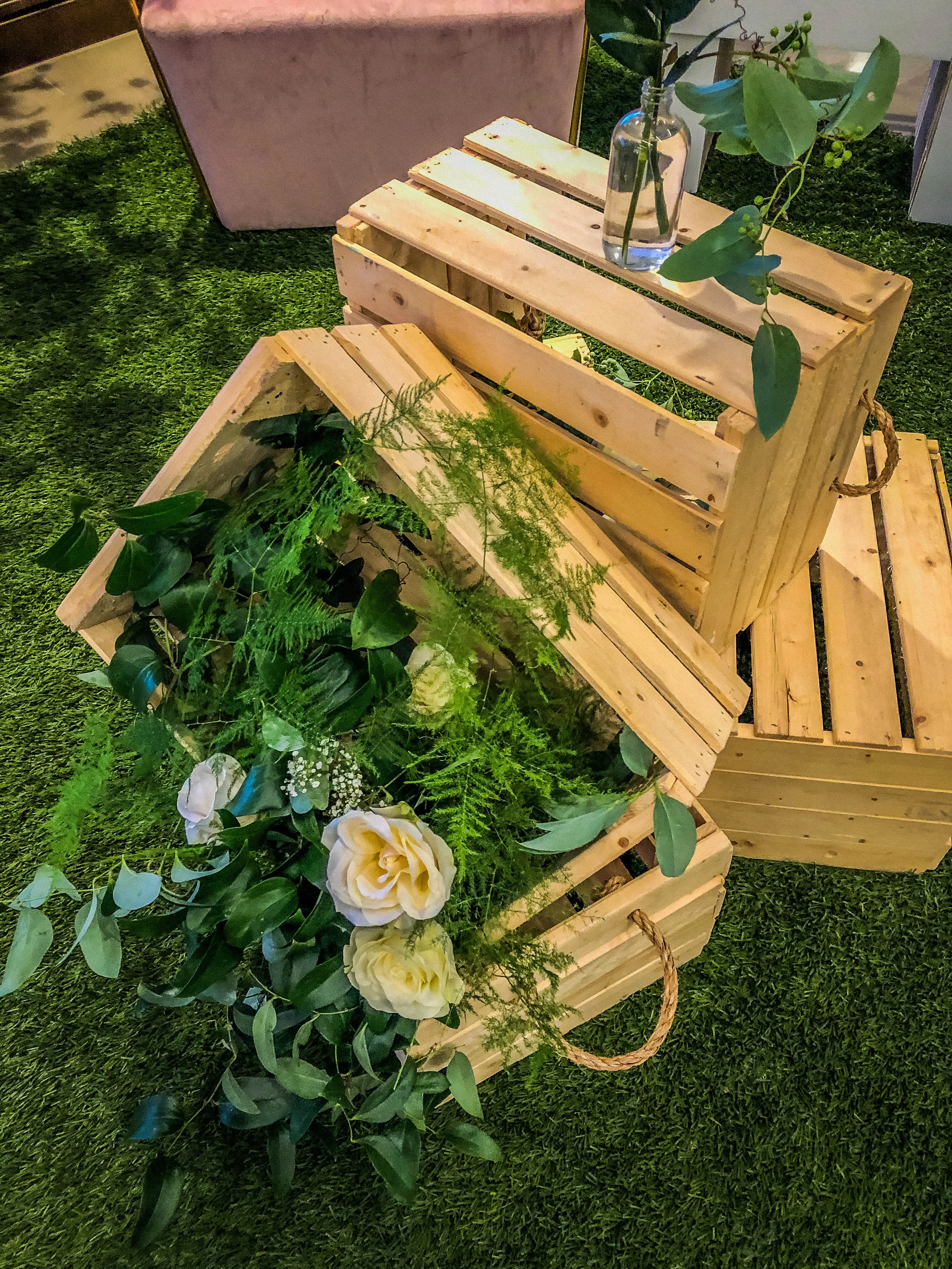 Apple box - Light wood used in the inspiration Caisse Verger