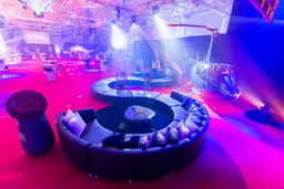 Vine ball - 36'' Dia - Natural used in the inspiration Lancement Lounge Rond Noir