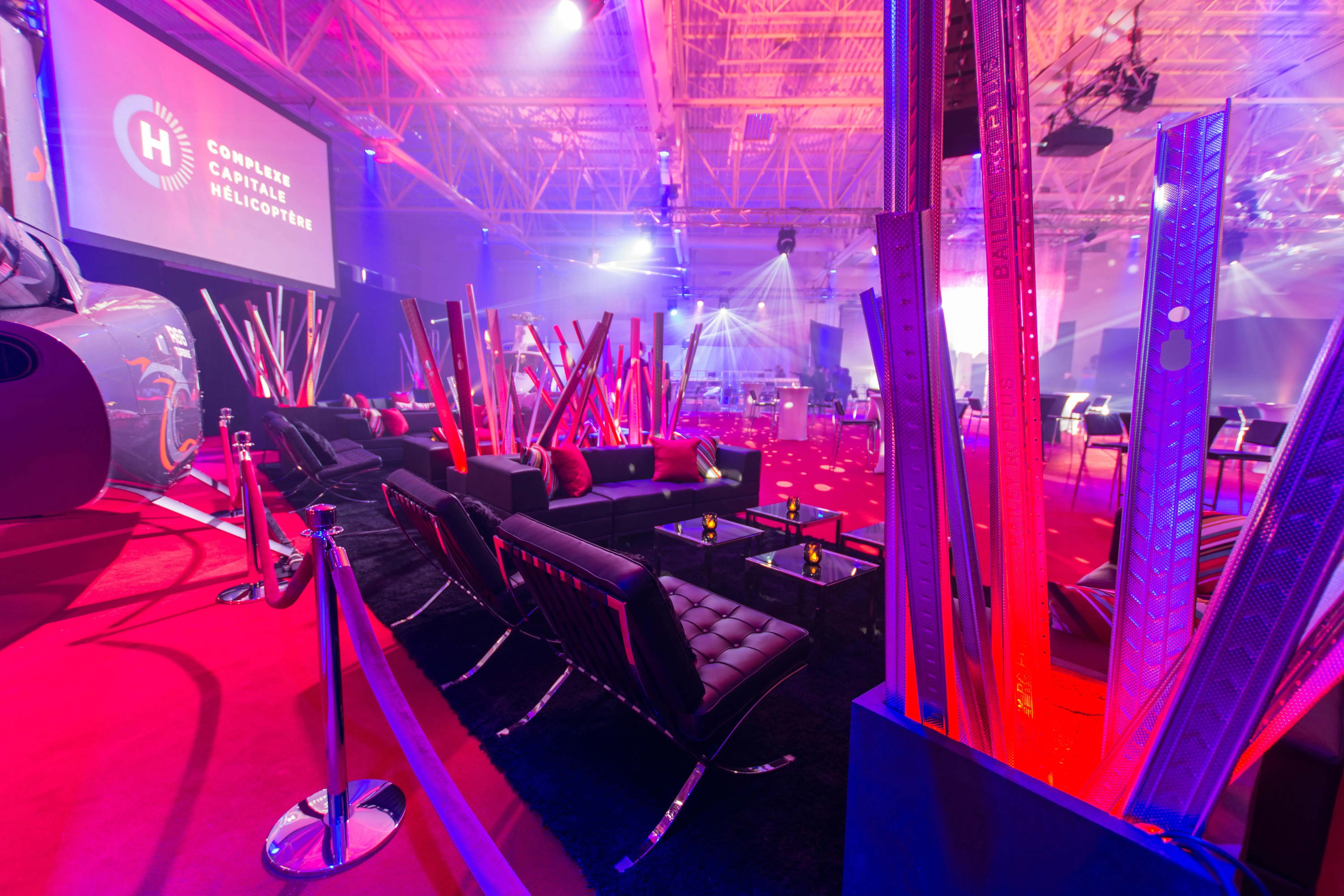 Scarpino chair - Black used in the inspiration Lounge Noir Tige Aluminium