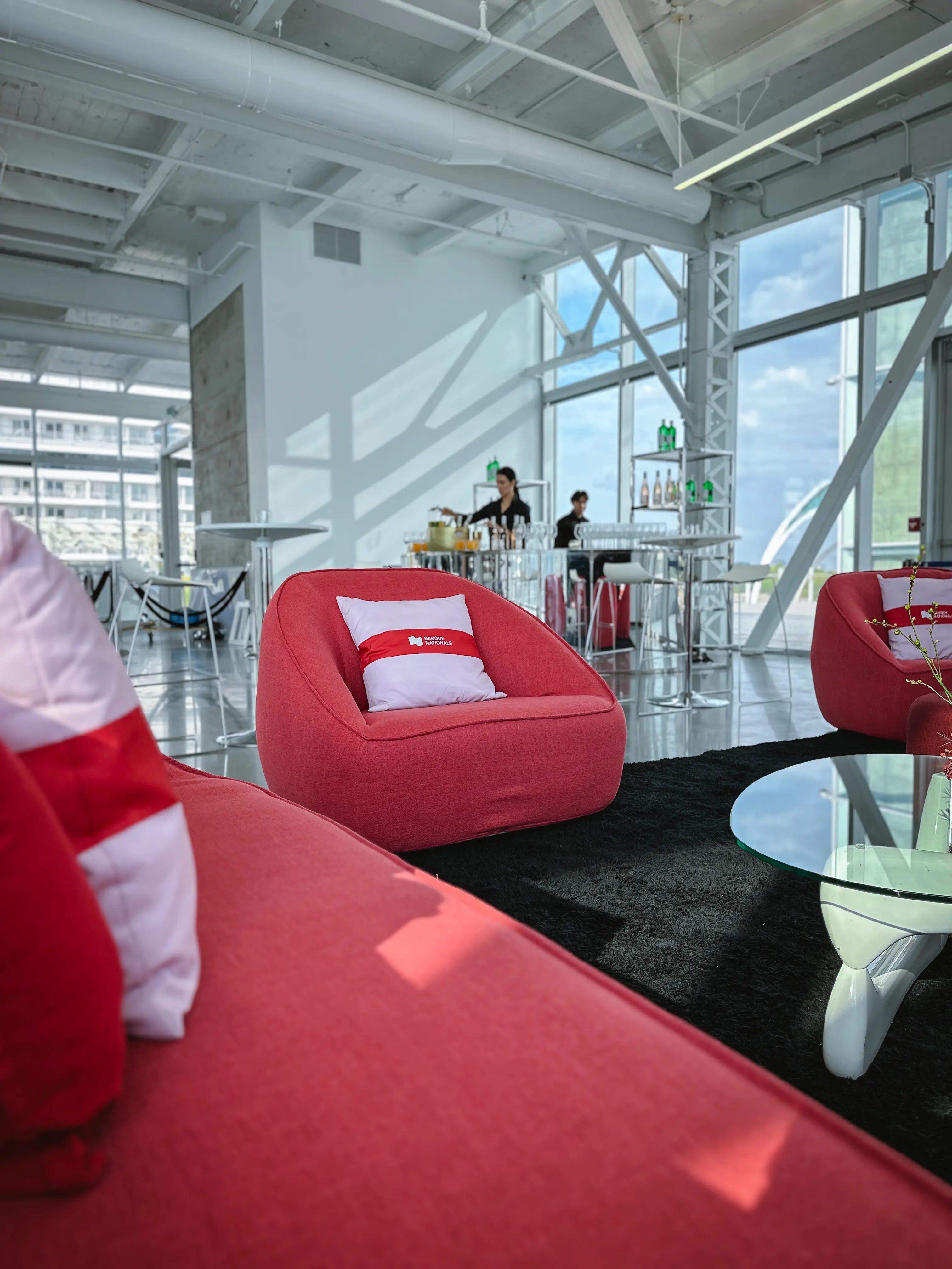 Malibu - Solo - Red used in the inspiration Grand Quai   Pavillon   Malibu Solo Rouge EN