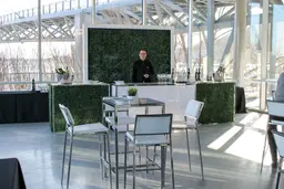 Broadway stool - White used in the inspiration Mur De Buis 8 X8