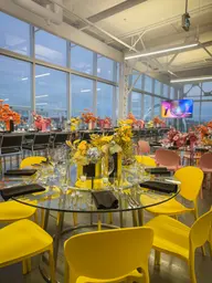 Andy chair - Lemon yellow used in the inspiration Grand Quai   Pavillon Olympe Andy Jaune EN