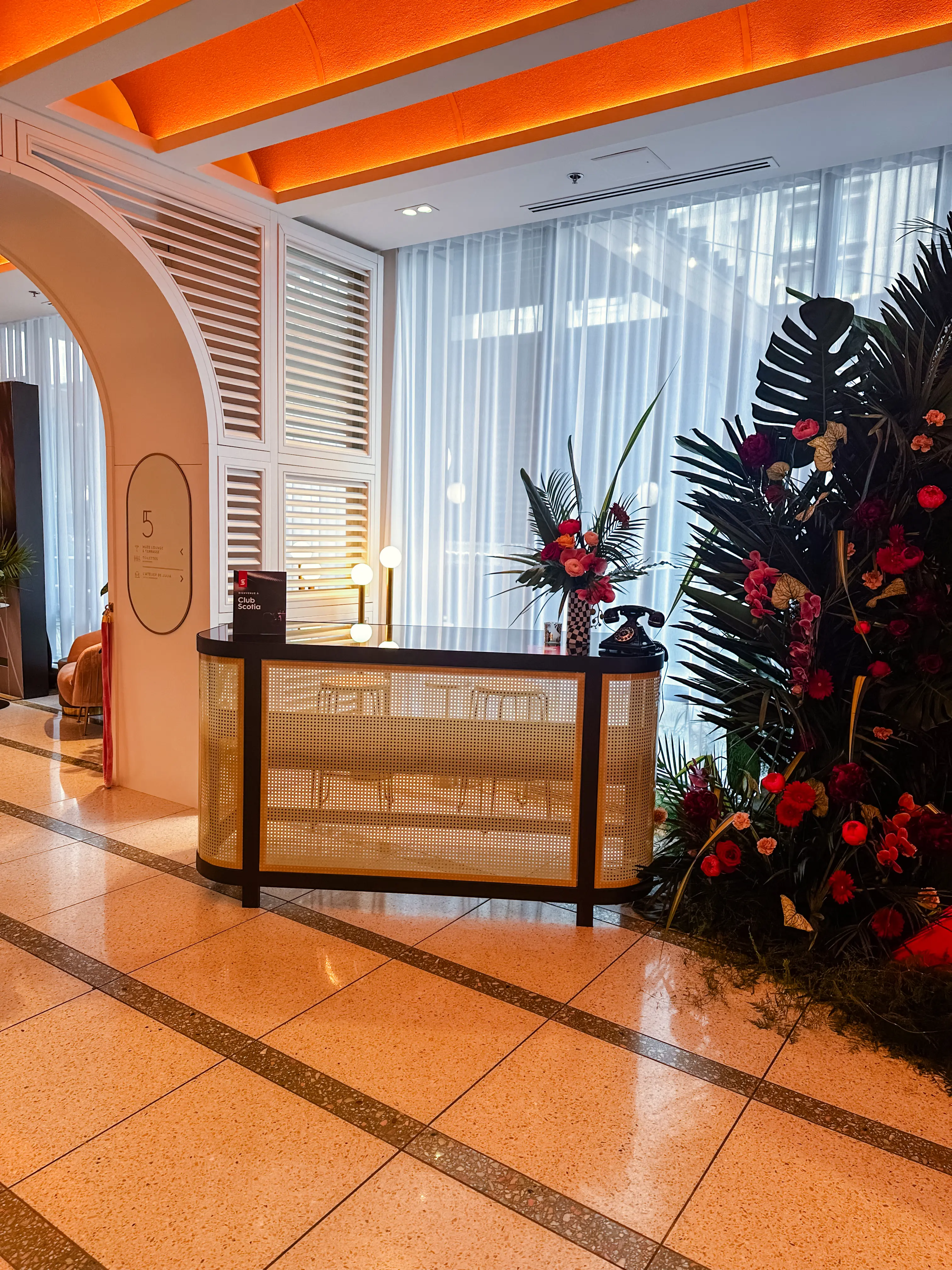 Marseille - Bar 6' - Black & Rattan used in the inspiration Honey Rose   Scotia Gp 2025 Marseille EN