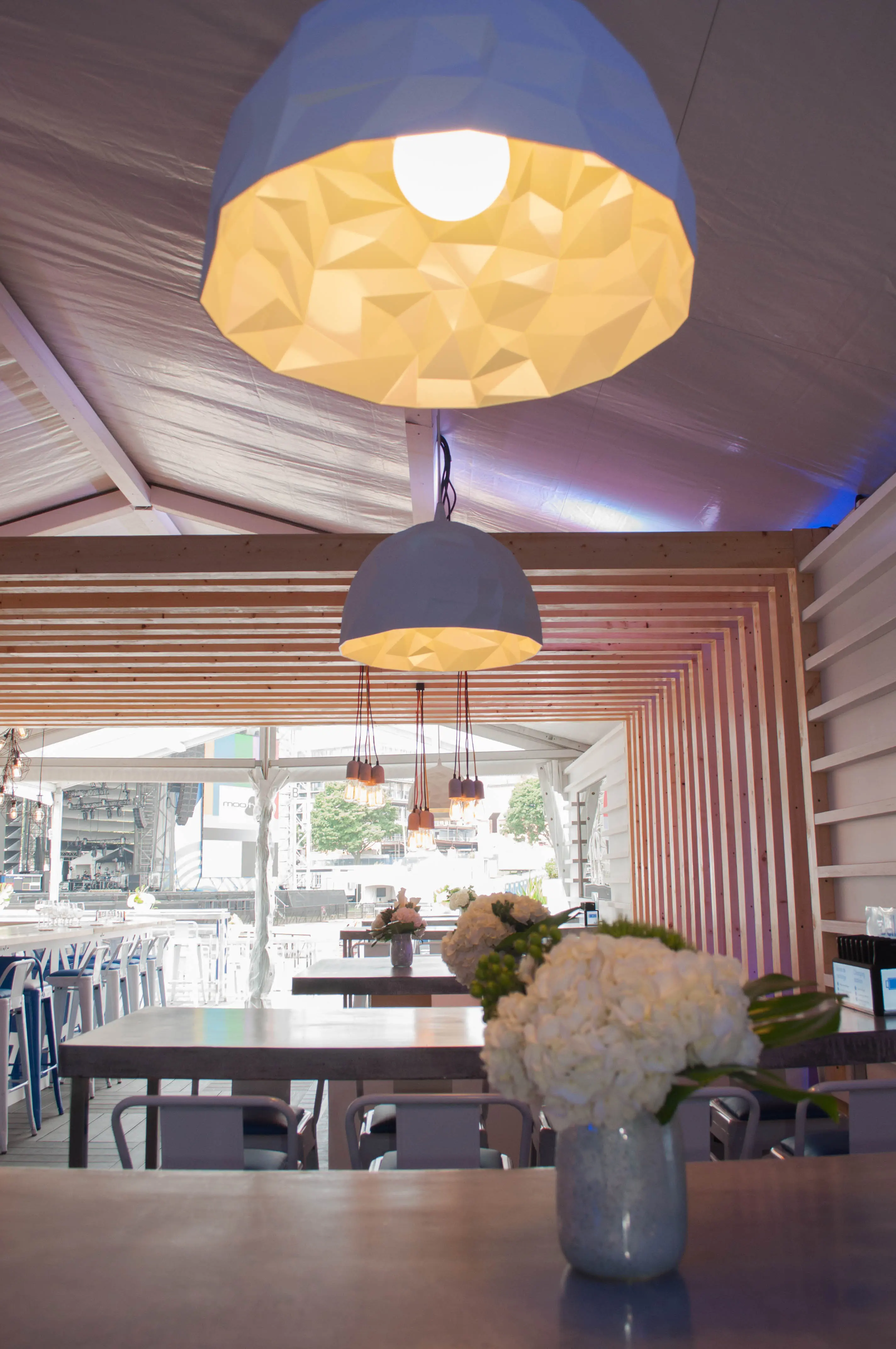 Floyd pendant lamp - 7" Dia x 7" H - Multicolor used in the inspiration Lustre Diesel Rock Floyd