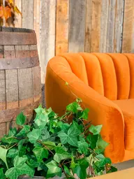 Adaline - Sofa - Burnt orange used in the inspiration Adaline Tonneau Bois Vigne