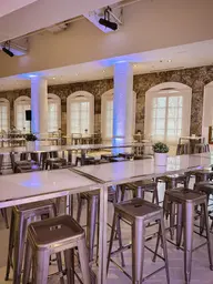 Loft stool - Dark grey used in the inspiration Marché Bonsecours Tonic Commune Stainless Loft Acier EN