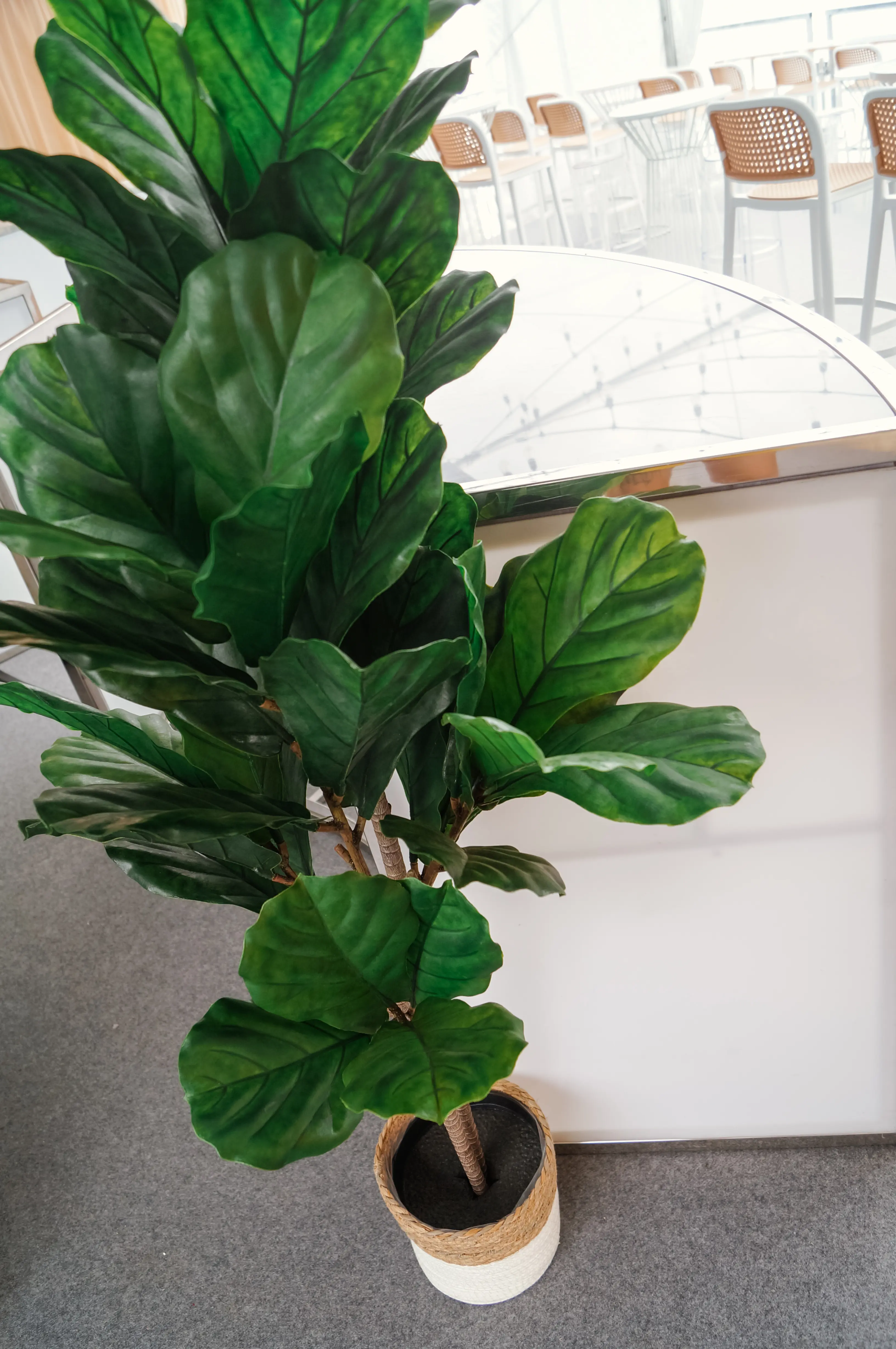 Artificial Fiddle Leaf Fig plant - 58" H - Green used in the inspiration Figuier EN