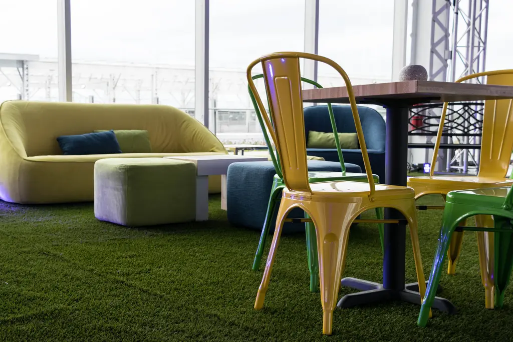 Chaise Loft Jaune Vert