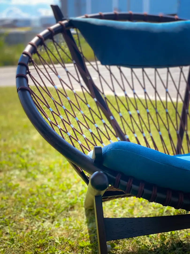 Tulum armchair - Blue used in the inspiration Tulum
