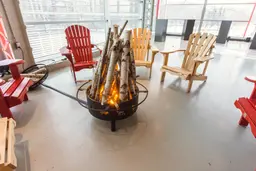 Adirondack armchair - Natural wood used in the inspiration Chaise Adirondack Rouge Bois