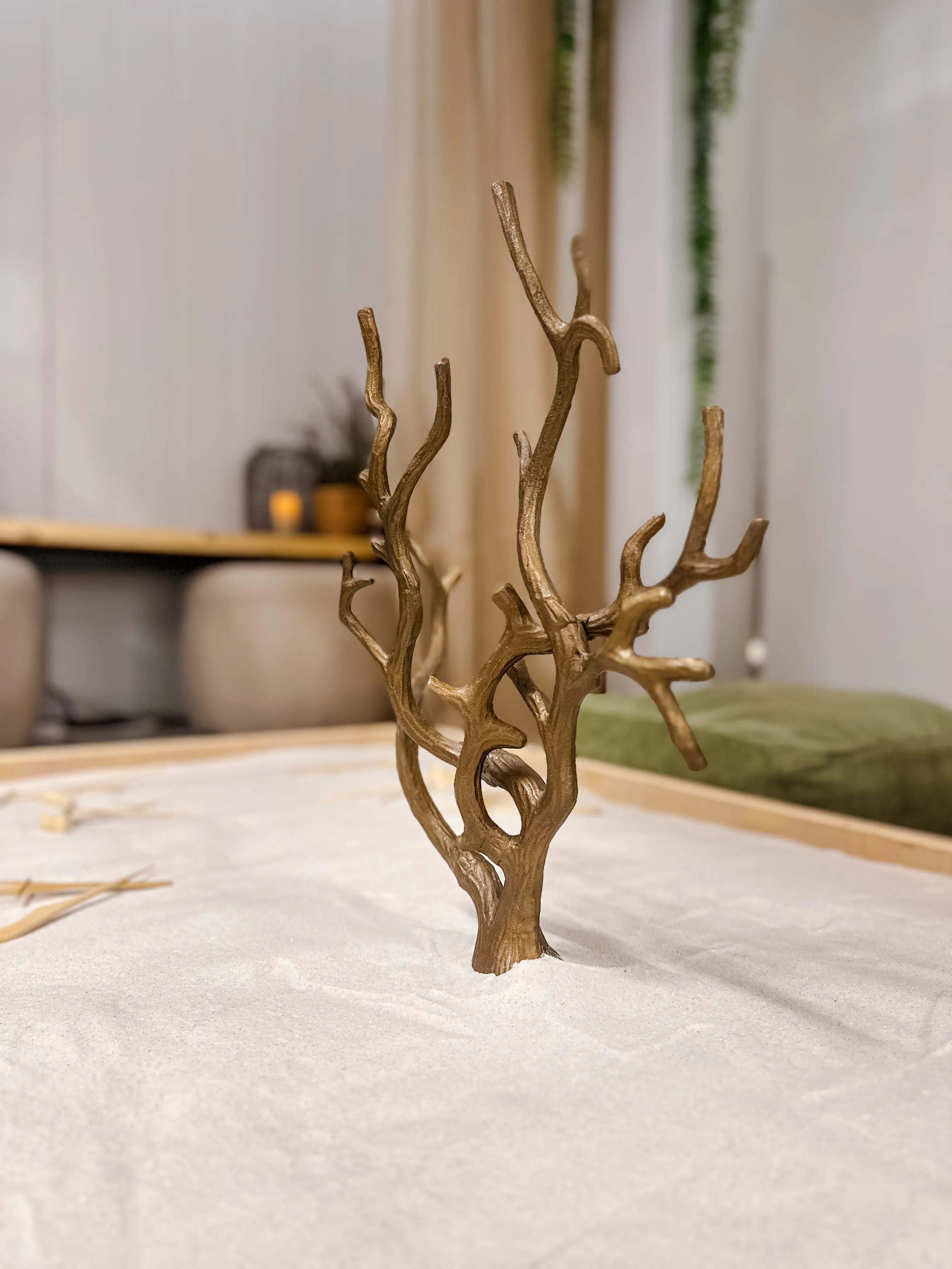 Tree sculpture - Bronze used in the inspiration Grand Quai Pavillon Sculpture Arbre EN