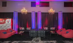 Clara chandelier - 48" Dia x 40" H - Clear used in the inspiration Elena Chandelier Round Crystal Column Malibu Sofa Solo