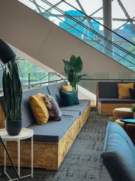 Artificial Sanseveria plant - 35'' H - Green used in the inspiration Shaw Center Img 2331 EN