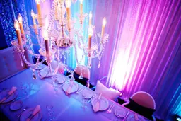 Clara chandelier - 48" Dia x 40" H - Clear used in the inspiration Chandelier Elena Table