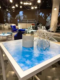 Sputnik - Blanc utilisé dans le cadre de la réalisation Sputnik Impression Barcelone