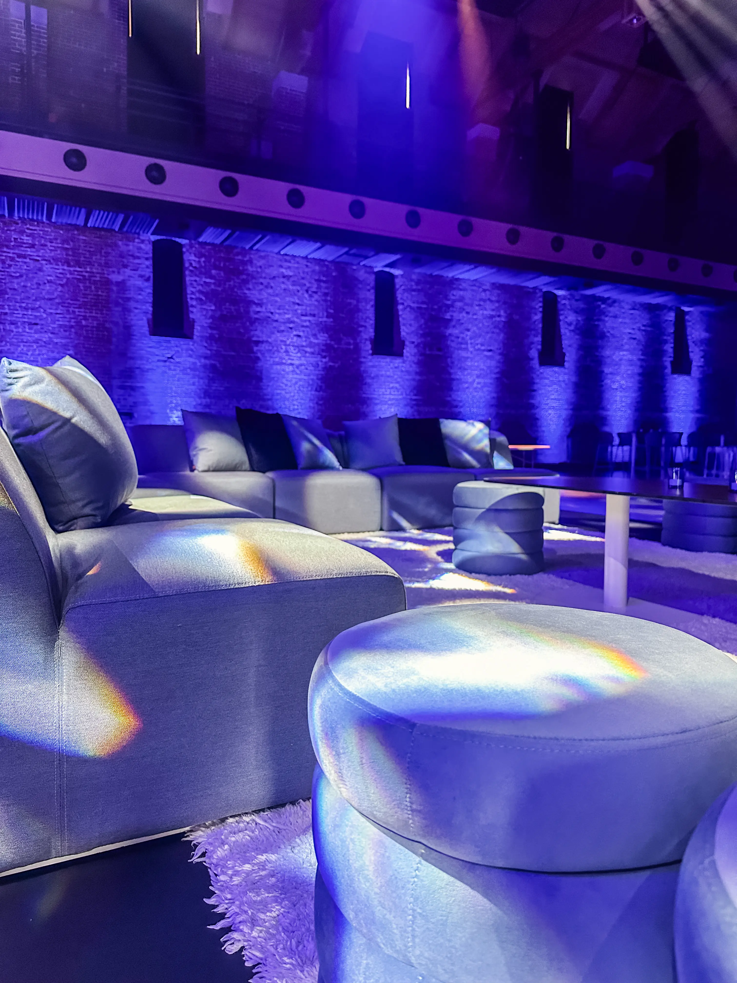 Stella pouf - Round - Grey blue used in the inspiration Mmvq   Ig Welath   Jpdl Stella EN