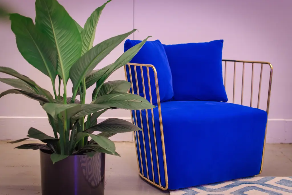 Fauteuil Alexandria Bleu