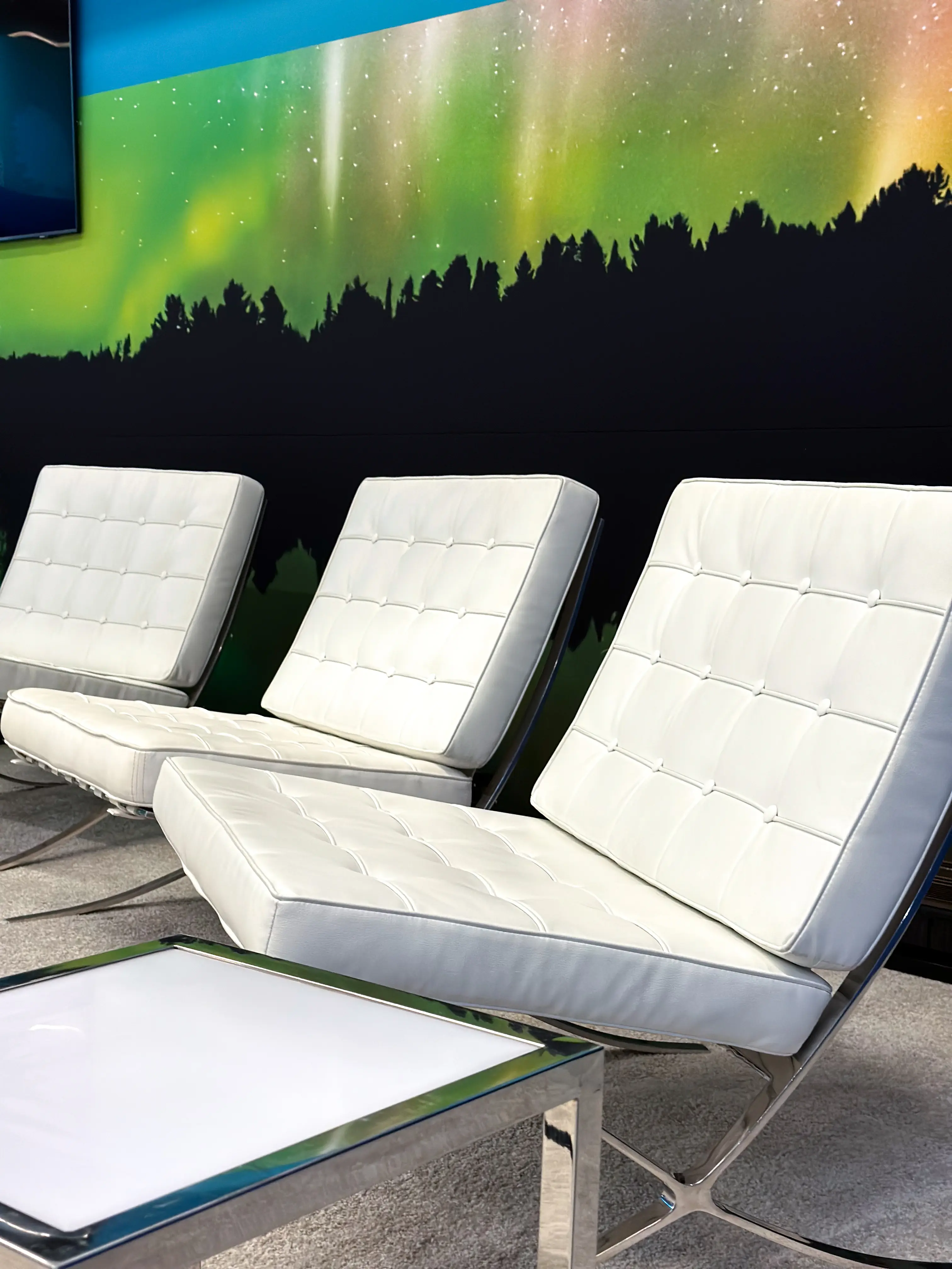 Scarpino fauteuil - Blanc utilisé dans le cadre de la réalisation Palais Congès Img 0435 FR