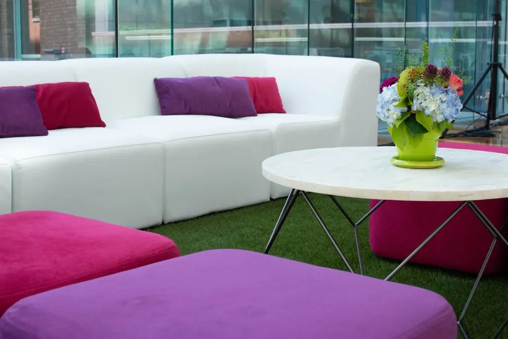 Malibu Pouf Mauve Rose