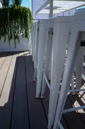 Loft stool - White used in the inspiration Loft Blanc Kalos Verdure