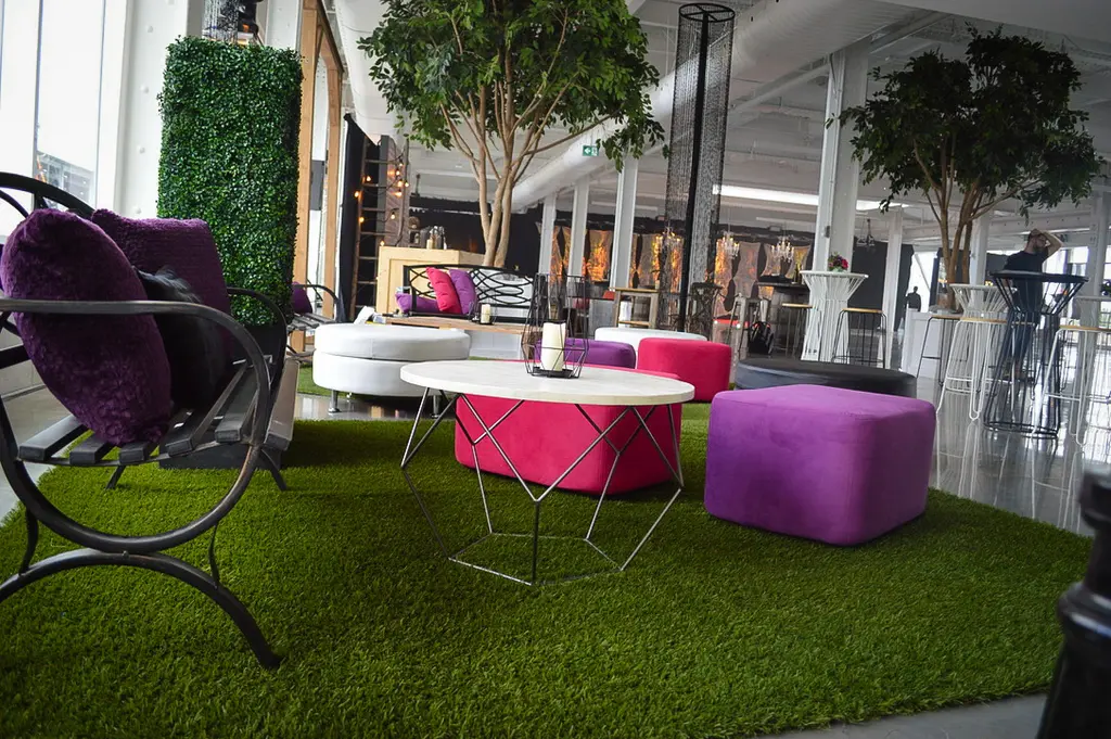 Tapis Gazon Table Cafe Geode