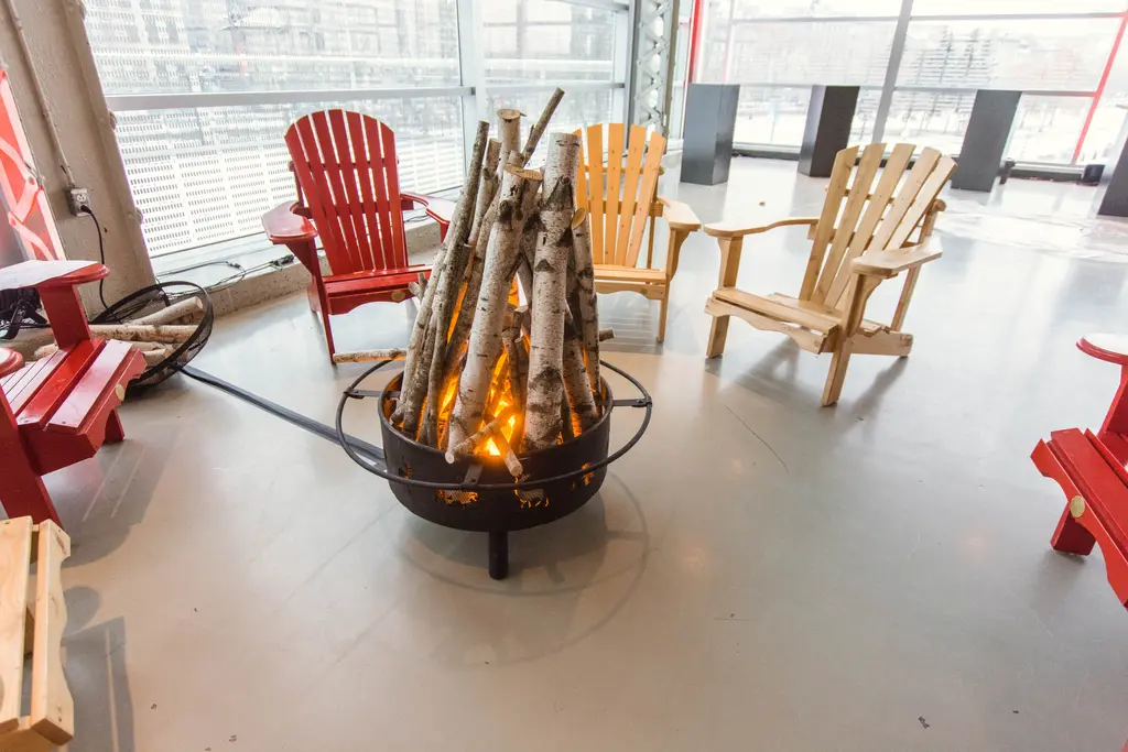 Chaise Adirondack Rouge Bois
