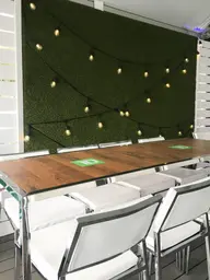 Edison string light - 48' L - Warm white used in the inspiration Mur Gazon Lumiere Edison