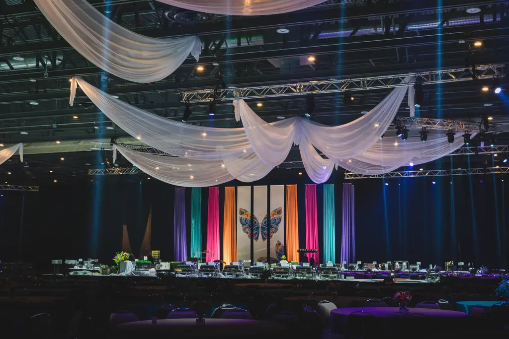 Drape Voile Impression Banniere Rideau