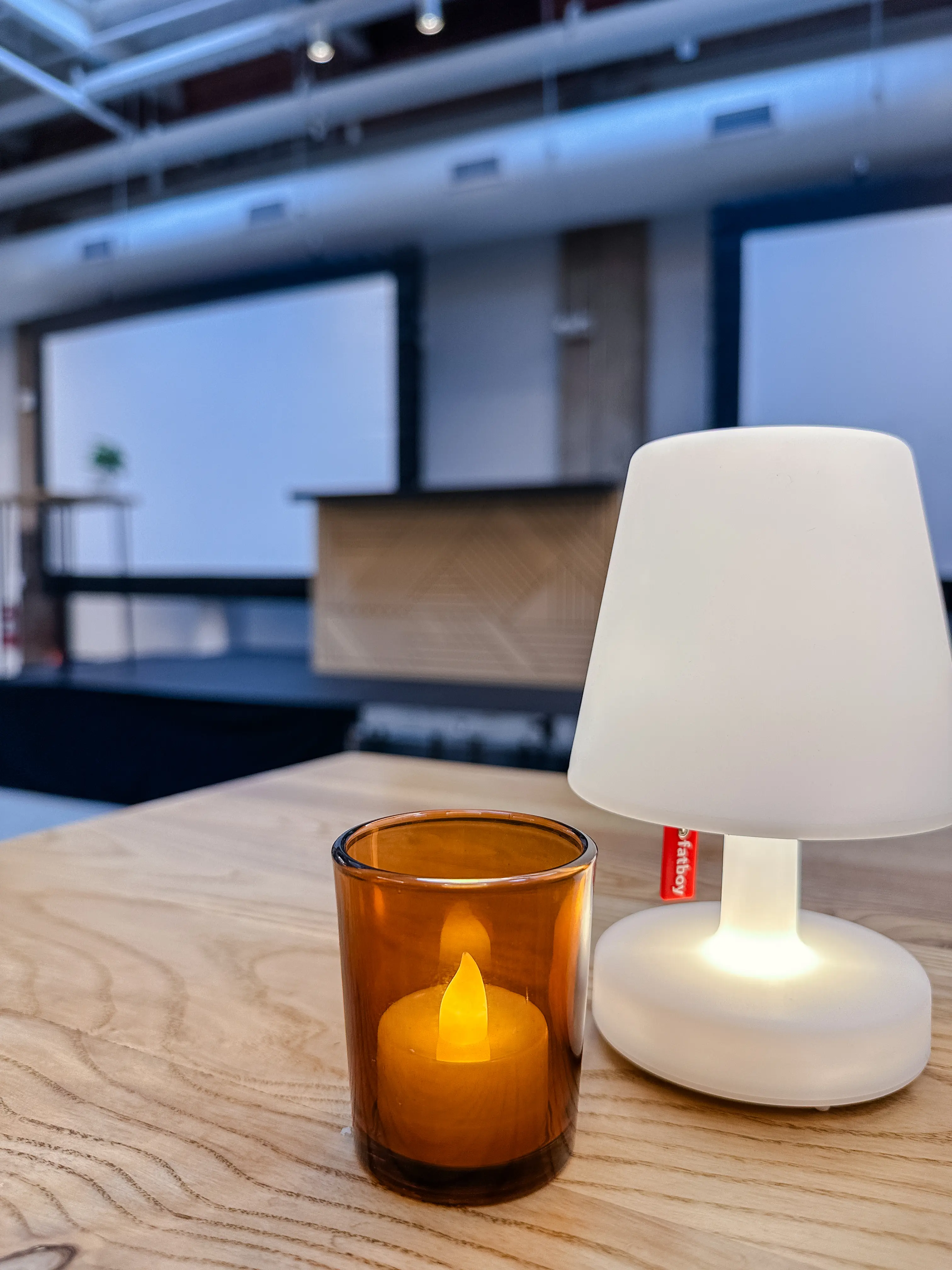 Moody - Votive - 1.75" Dia x 2.5" H - Amber used in the inspiration Bungalow Franklin Moody EN