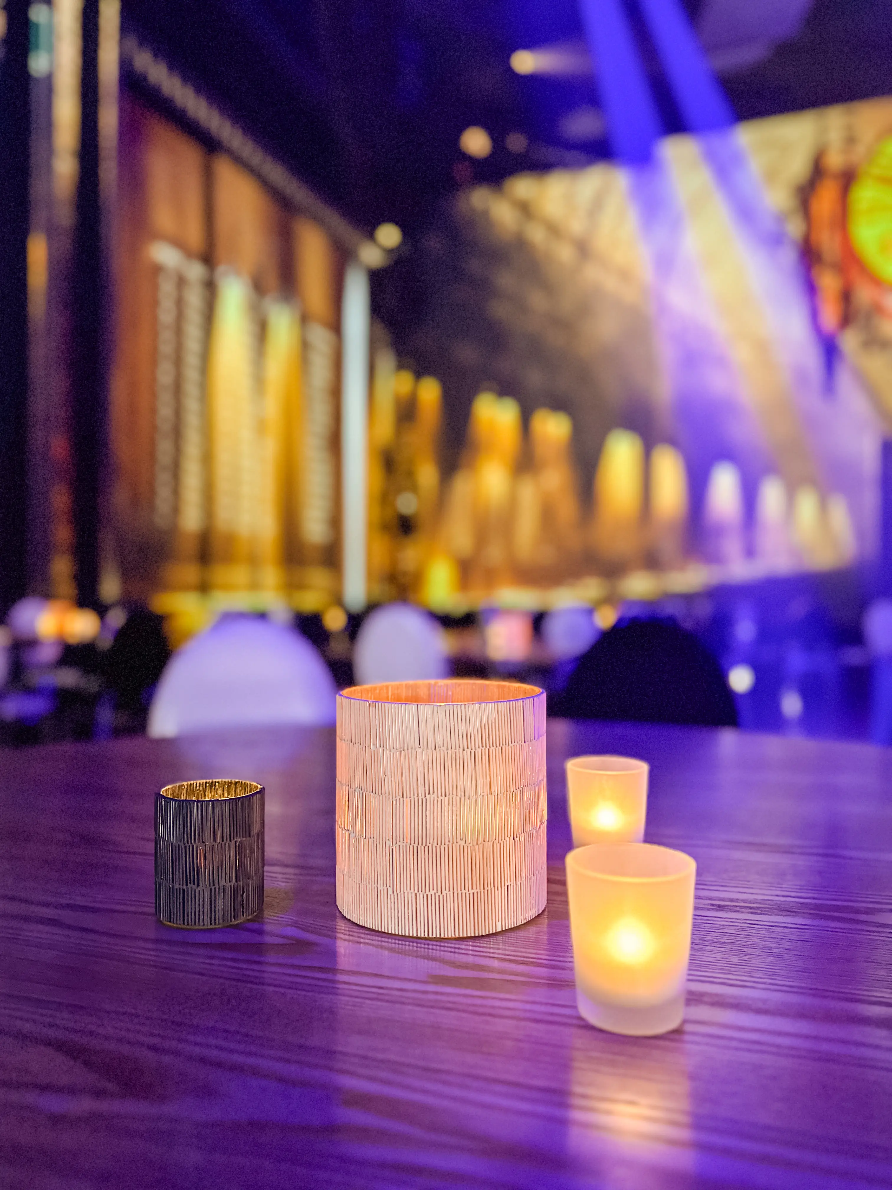 Barcelone - Votive - 2.5" Dia x 3" H - Black used in the inspiration Votives EN