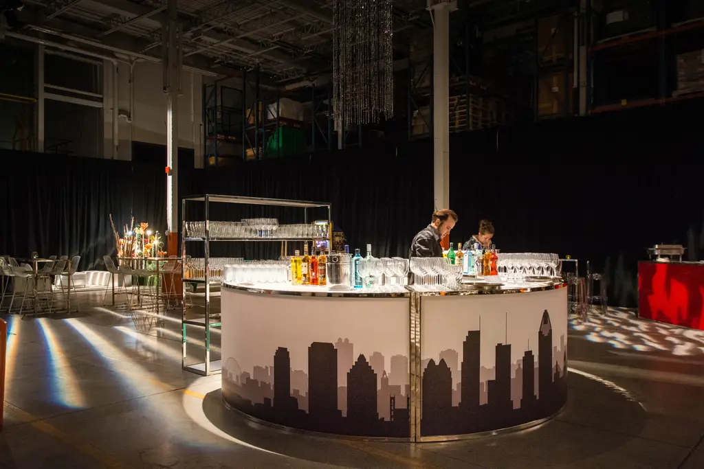 Bar Manhattan Rond Impression Copie