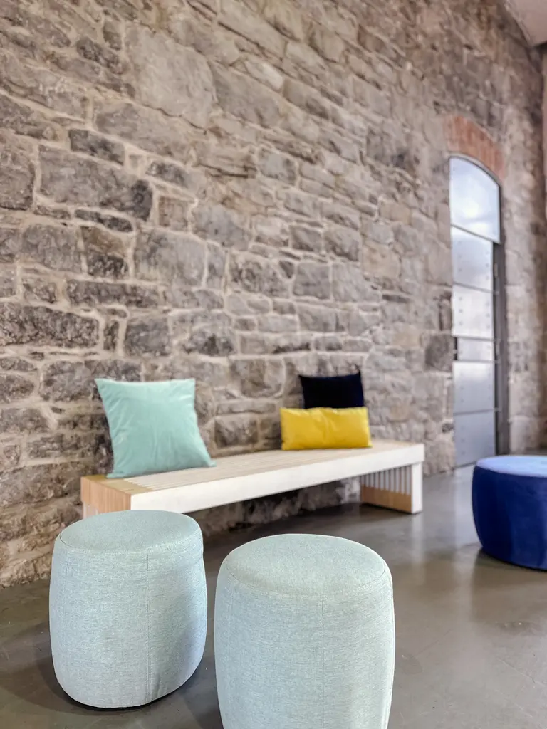 Marché Bonsecours Pouf Paloma Menthe Bacn Scandinave EN