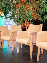 Hepburn armchair - Almond beige used in the inspiration Hepburn Beige