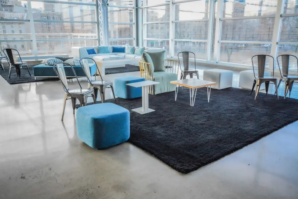 Chaise Loft Tapis Shag Pouf Malibu