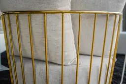 Alexandria armchair - Assembly Linen used in the inspiration Pub Fauteuil Alexandria Lin 4