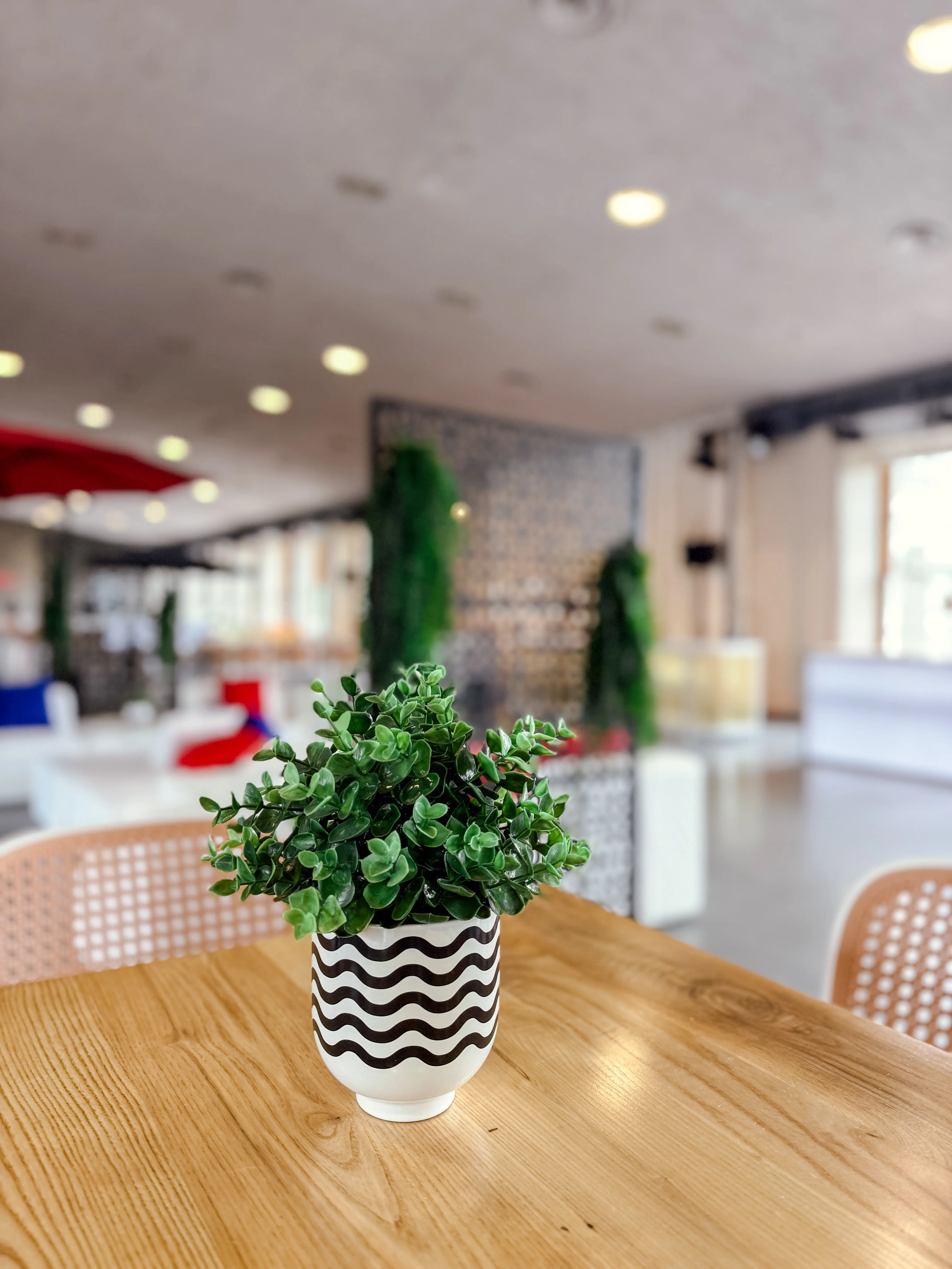 Plante Origan artificielle - 8.75" H - Vert utilisé dans le cadre de la réalisation Marché Bonsecours   Tout France   Saq Motif FR