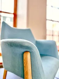 Hepburn armchair - Baby Blue used in the inspiration Hepburn Bleu EN