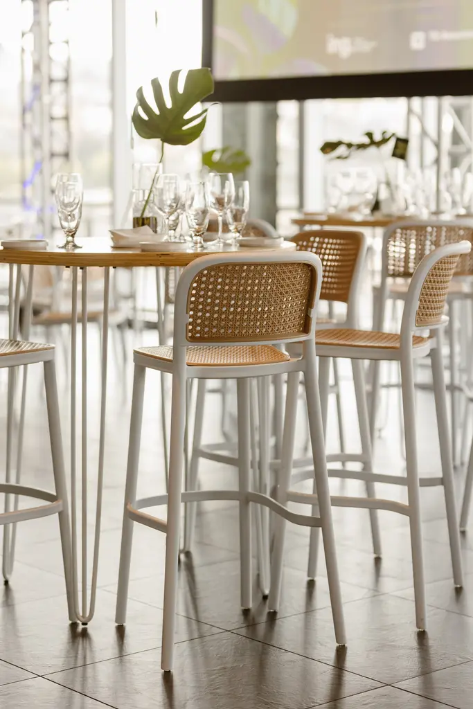 Tabouret Marseille Blanc Table Oslo Bistro Ronde Blanc Centre Des Sciences 2