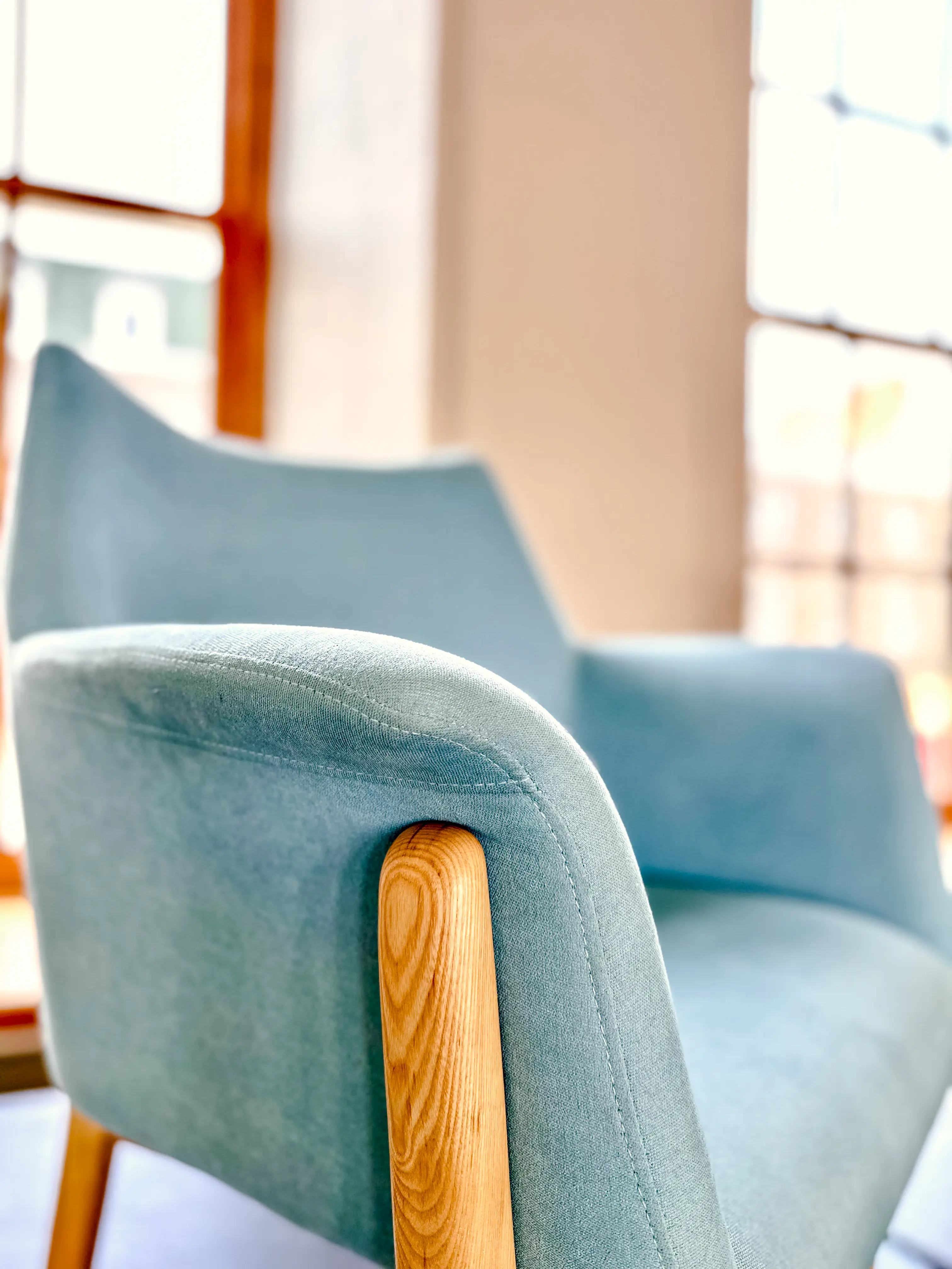 Hepburn armchair - Baby Blue used in the inspiration Hepburn Bleu EN