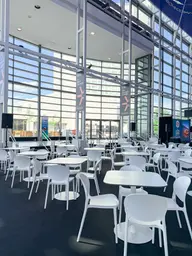 Andy chair - White used in the inspiration Ccq   Mining 2025 Sydney Andy EN