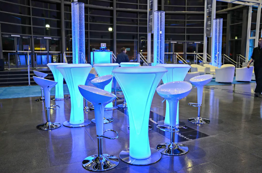 Tabouret Ajustable Table Led