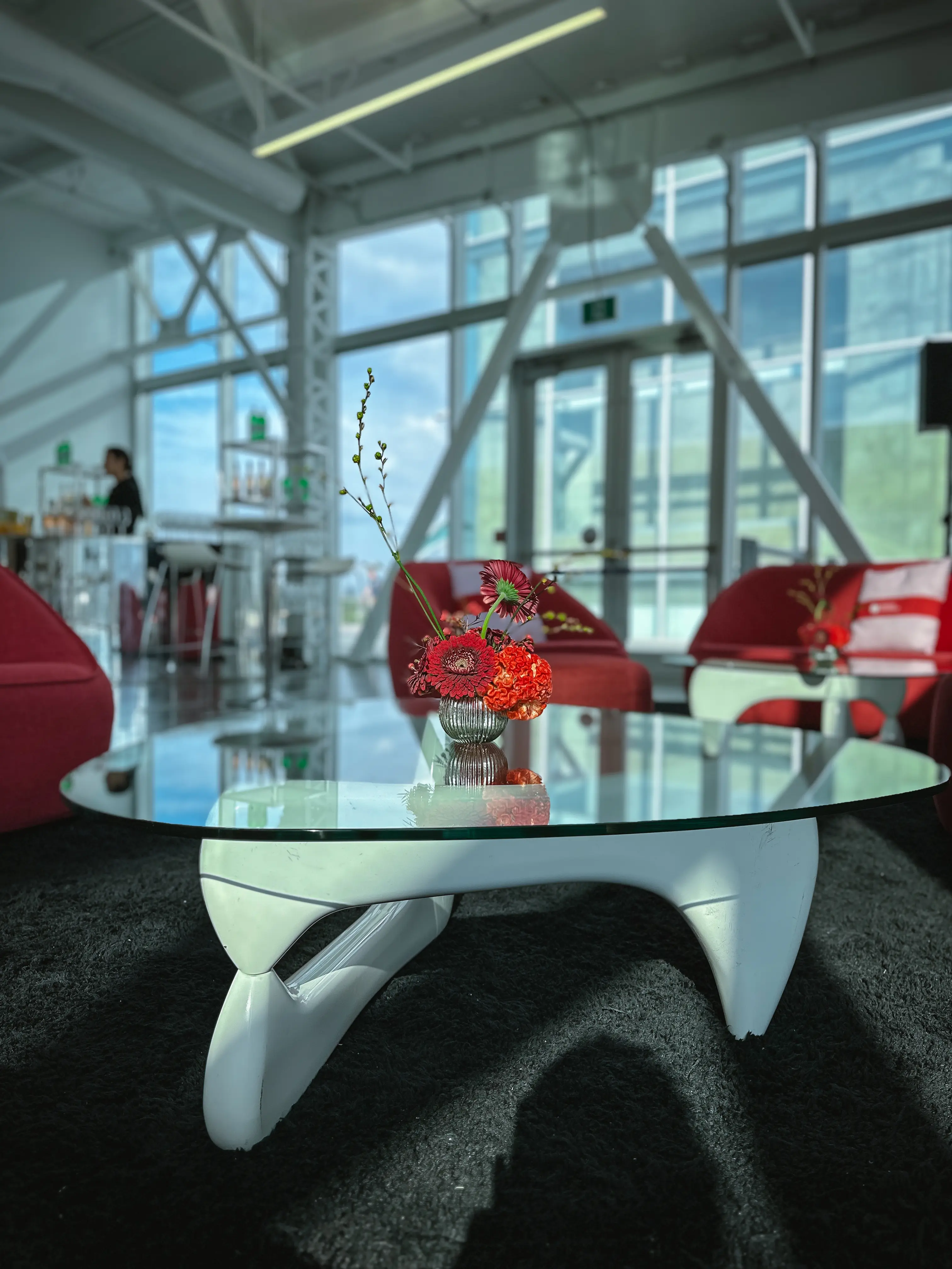 Kimono coffee table - White used in the inspiration Grand Quai   Pavillon Kimono Blanc EN