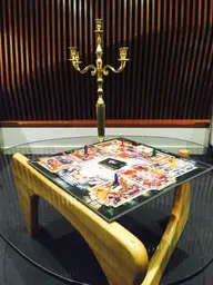 Candelabre used in the inspiration Table Kimono Bois