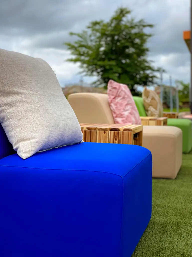 Fidji Bleu Sable Vert Gazon Nahla