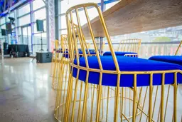 Alexandria stool - Ultramarine blue used in the inspiration Tabouret Alexandria25