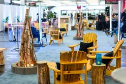 Adirondack armchair - Natural wood used in the inspiration Educon PCMA - TKNL - 47