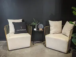 Alexandria armchair - Assembly Linen used in the inspiration Grand Quai Alexandria EN